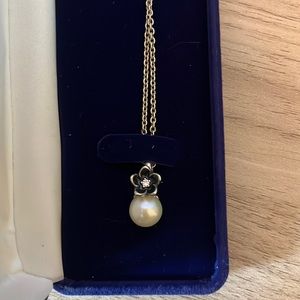 Pandora Mystic Floral Pearl Necklace